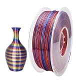 CC3D PLA Silk Triple Candy Gold Red Blue