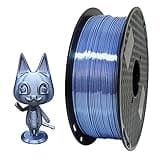 CC3D PLA Silk Silver Blue