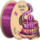 GratKit PLA Silk Triple RED/GOLD/PURPLE