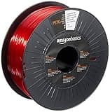 Amazon Basics PETG Translucent Red